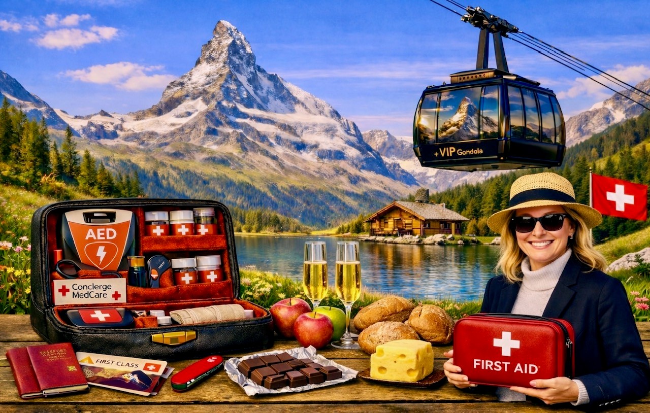 Discreet presence of a certified First Aid Companion Discreet presence of a certified First Aid Companion