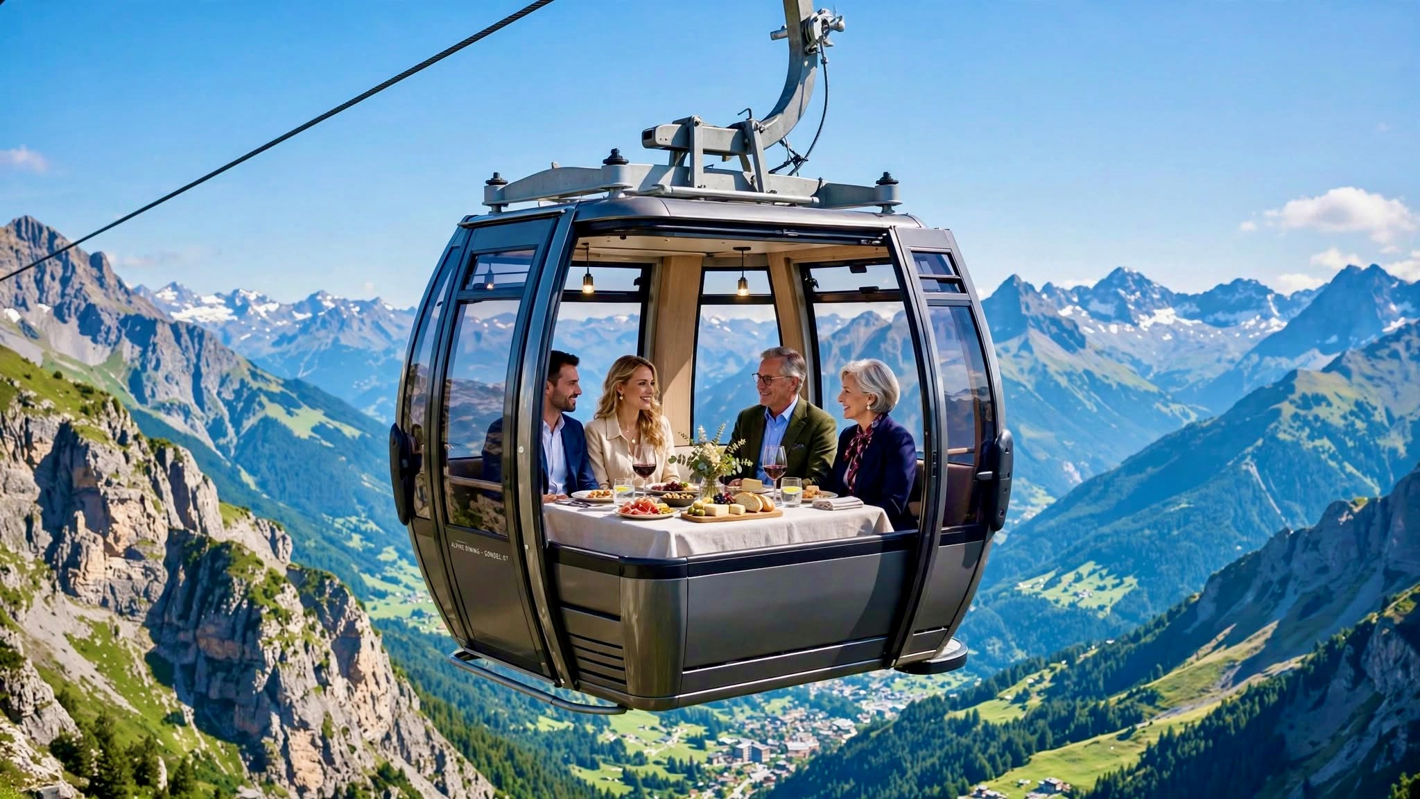 Exclusive Cable Car Starlight Dinner